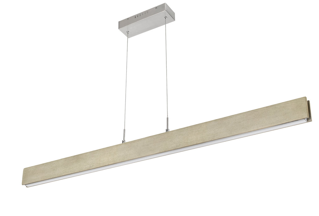 Cal Lighting FX-2965-36 LED Island Pendant, rubber wood