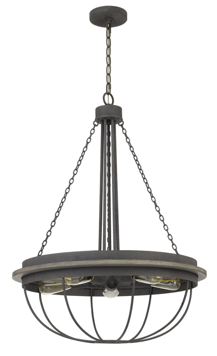 Cal Lighting FX-3748-5 Five Light Chandelier, Dove Grey