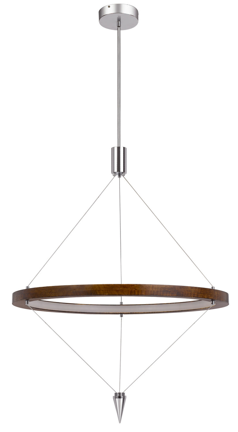 Cal Lighting FX-3752-24 LED Pendant, Pine