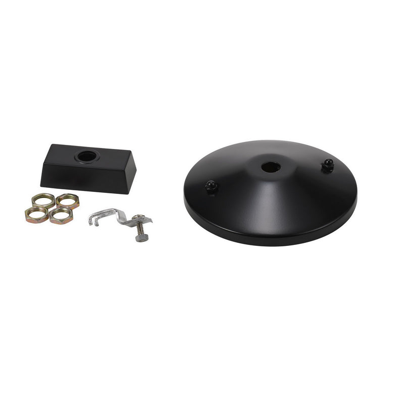 Cal Lighting HT-294-TP-BK Drop Ceiling Assembly, Top Plate, Black