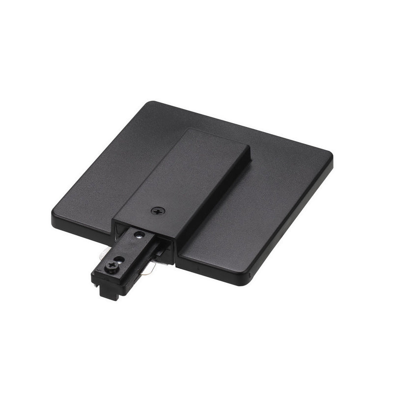 Cal Lighting HT-300-BK Live End With Outlet Box Cover, Black