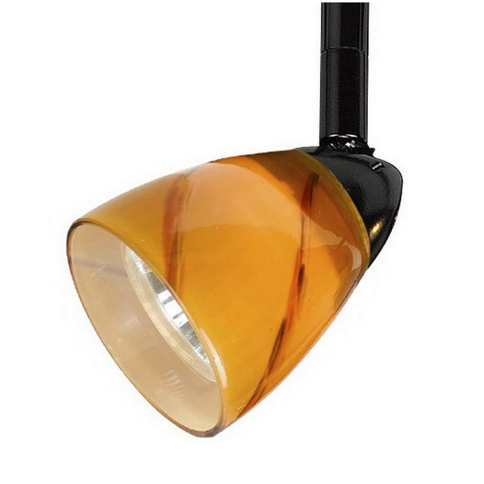Cal Lighting HT-954-BK/YELS One Light Track Fixture, Black