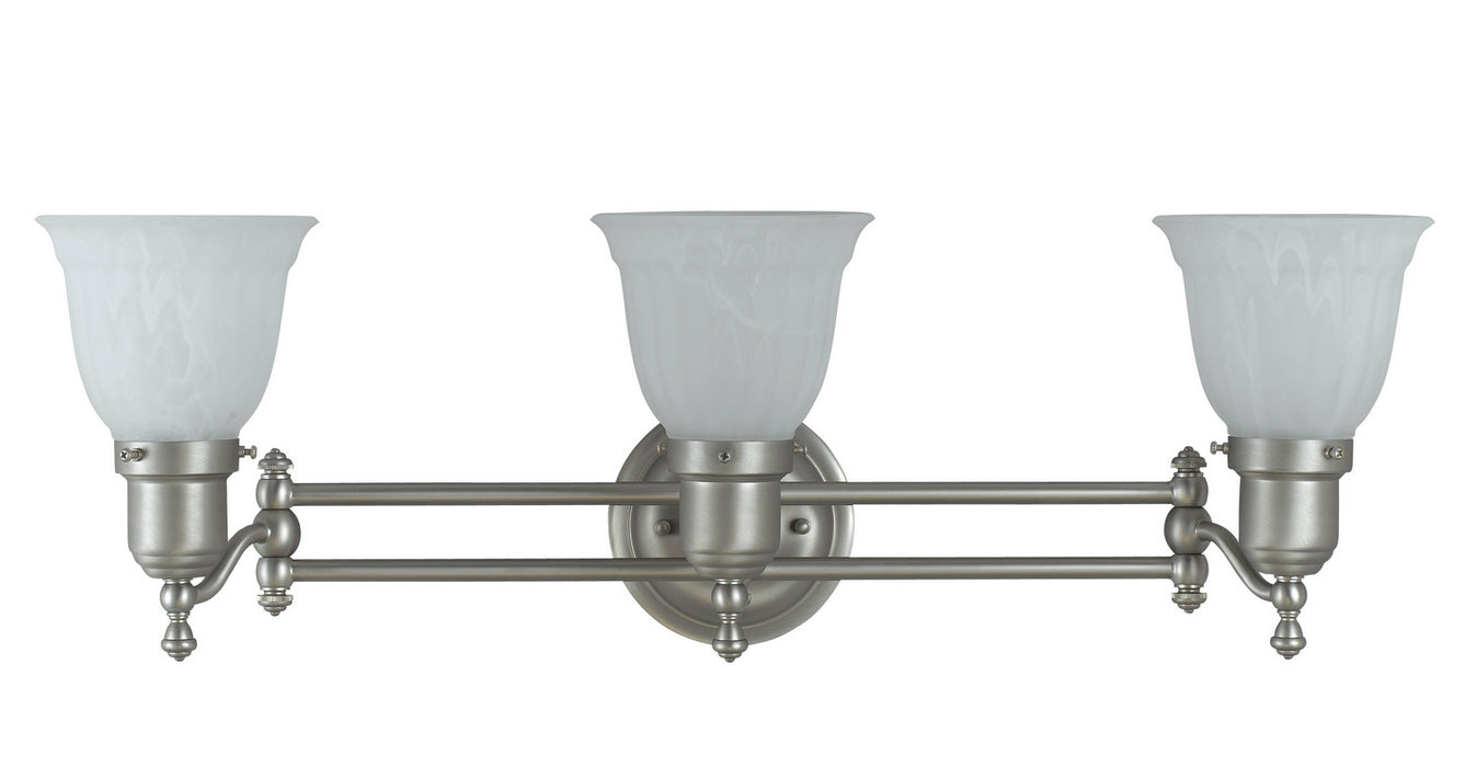 Cal Lighting LA-193-1 Hotel Lamp, Brushed Steel