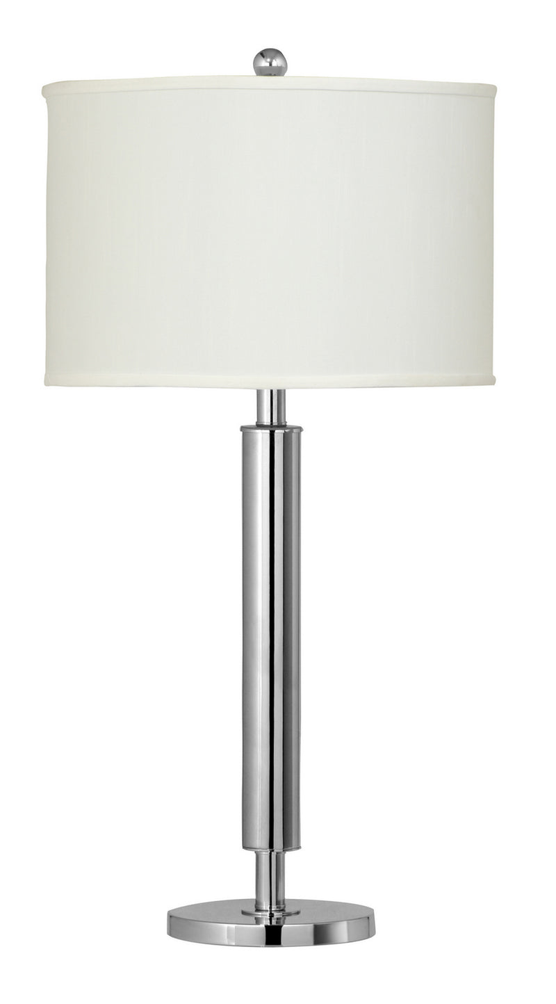 Cal Lighting LA-2004NS-2RCH Two Light Table Lamp, Chrome