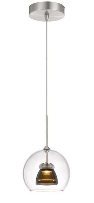 Cal Lighting UP-335-CL-SMOCL LED Mini Pendant, Smoked