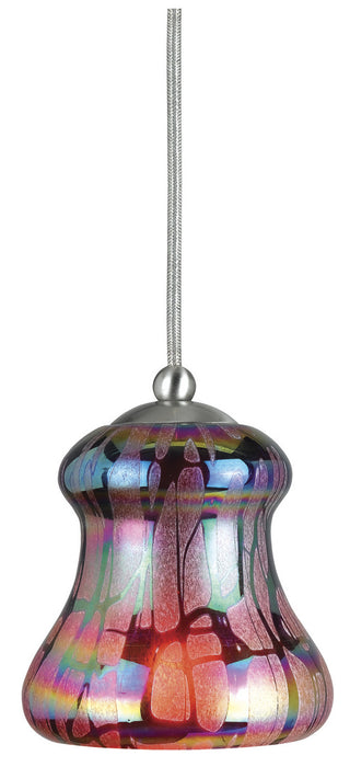 Cal Lighting UP-982A/6-BS One Light Pendant, Brushed Steel