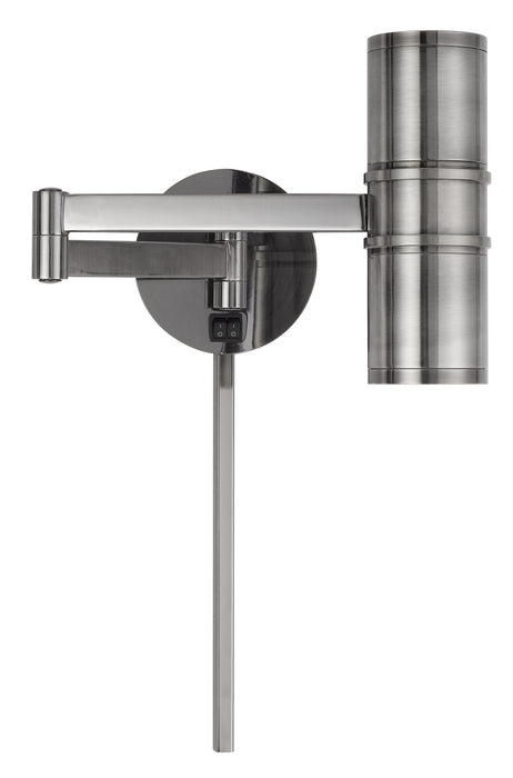 Cal Lighting WL-2925-GM LED Swing Arm Wall Lamp, Gun Metal