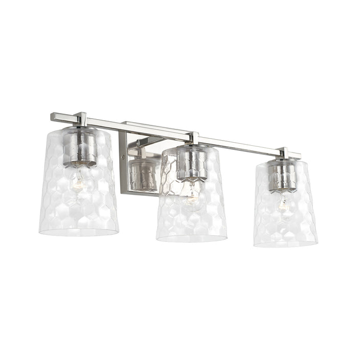 Capital Lighting 143531PN-517 Three Light Vanity, Polished Nickel