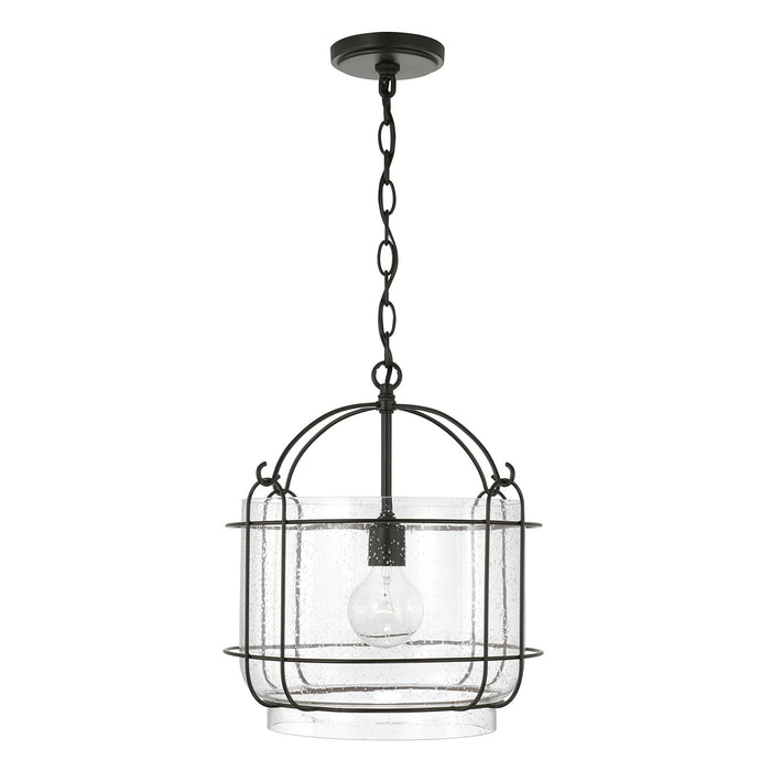 Capital Lighting 342912MB One Light Pendant, Matte Black