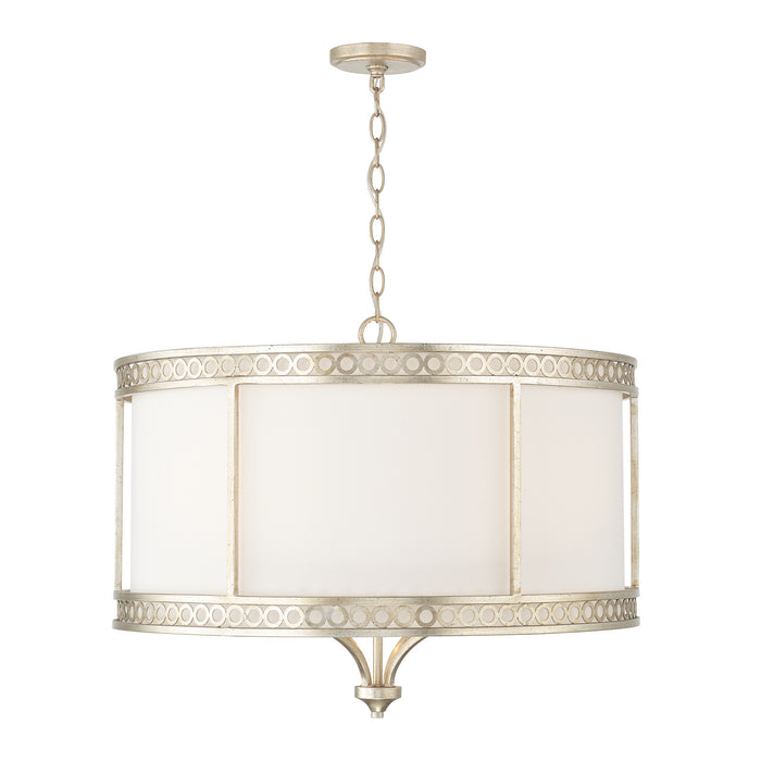 Capital Lighting 343141WG Four Light Pendant, Winter Gold