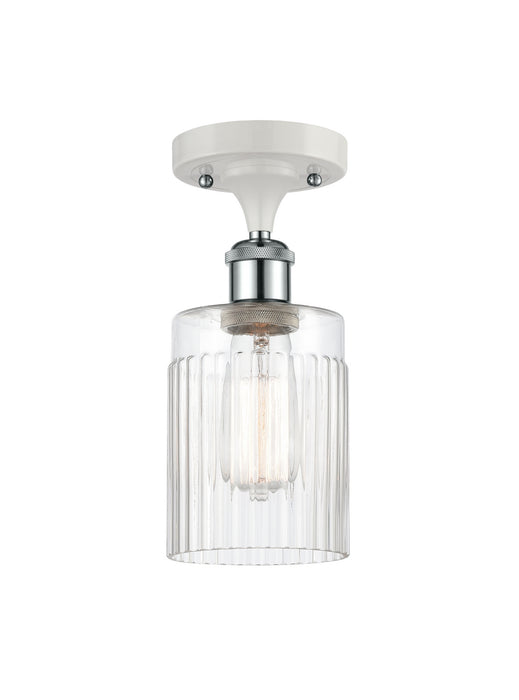 Innovations 516-1C-WPC-G342-LED LED Semi-Flush Mount, White Polished Chrome