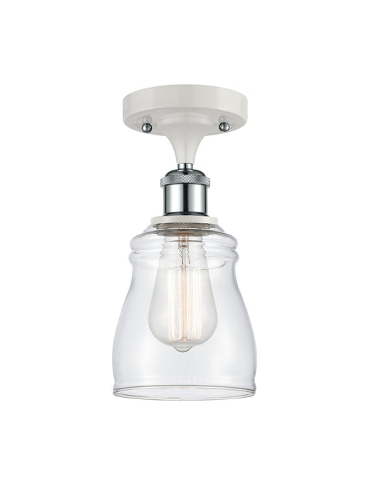 Innovations 516-1C-WPC-G392-LED LED Semi-Flush Mount, White Polished Chrome