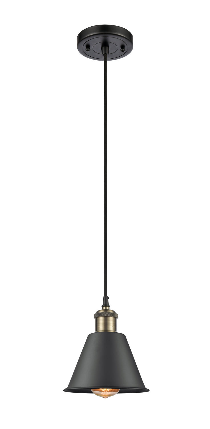Innovations 516-1P-BAB-M8-LED LED Mini Pendant, Black Antique Brass