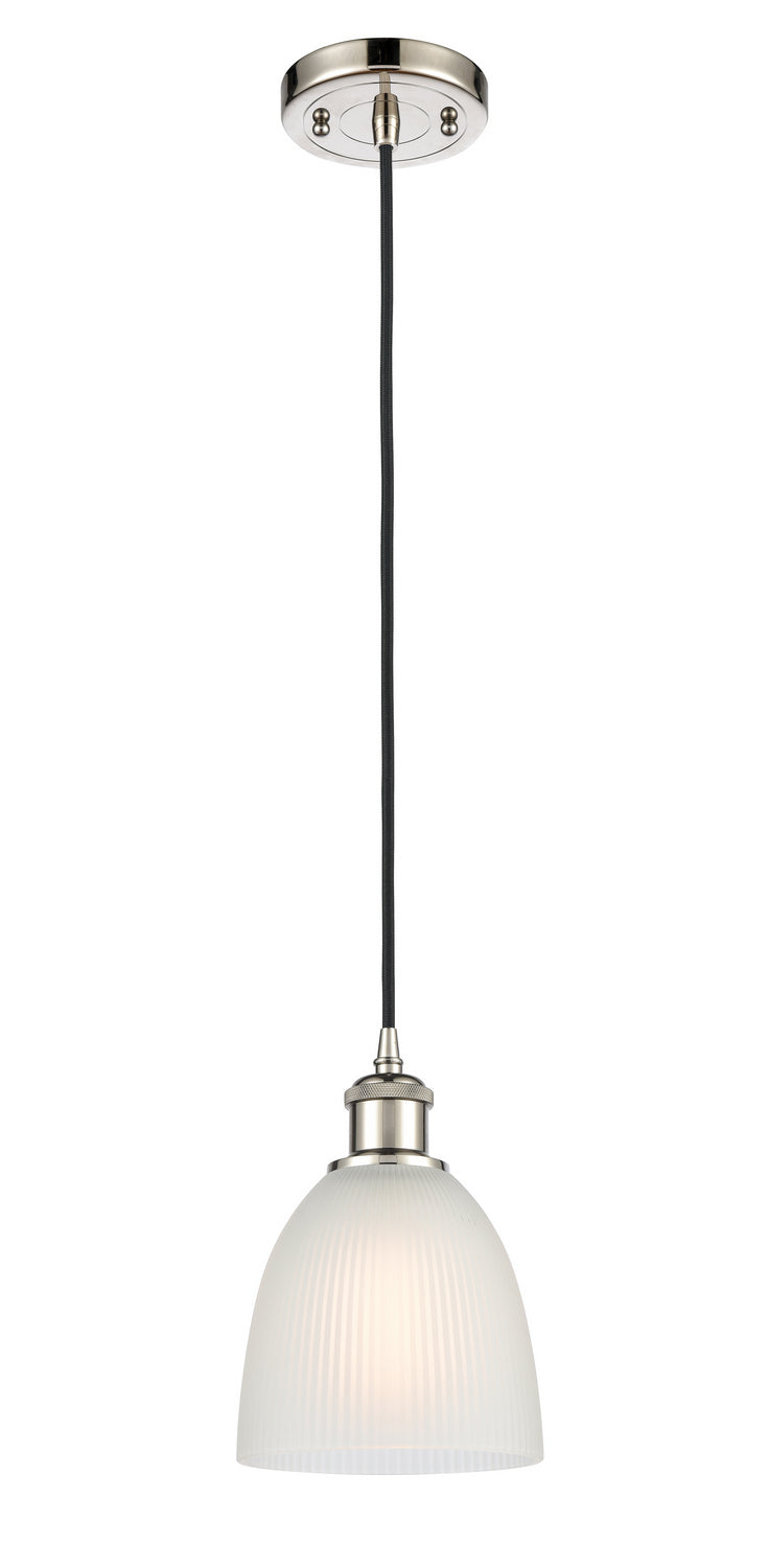 Innovations 516-1P-PN-G381 One Light Mini Pendant, Polished Nickel
