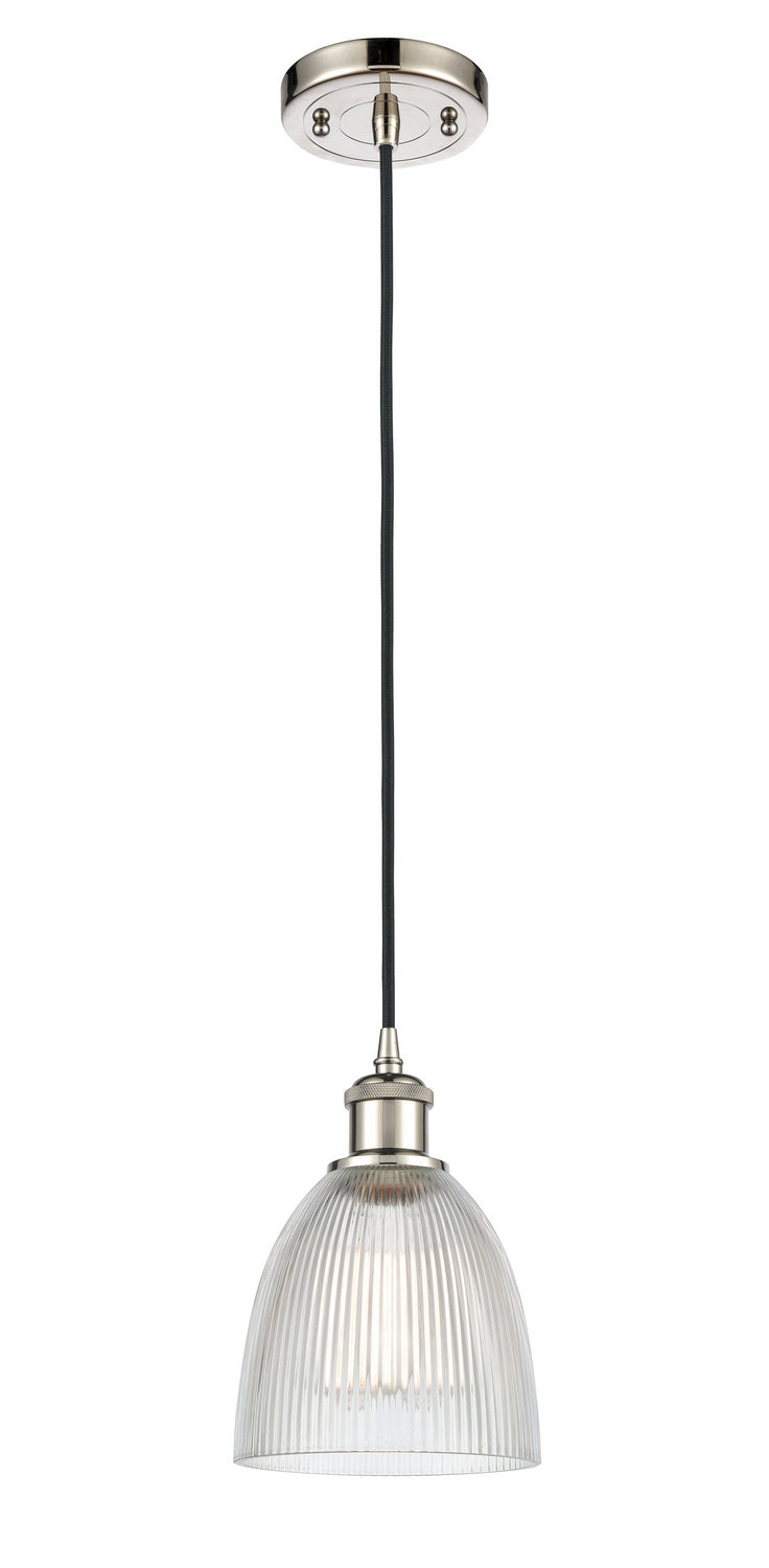 Innovations 516-1P-PN-G382 One Light Mini Pendant, Polished Nickel