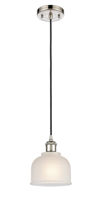 Innovations 516-1P-PN-G411 One Light Mini Pendant, Polished Nickel