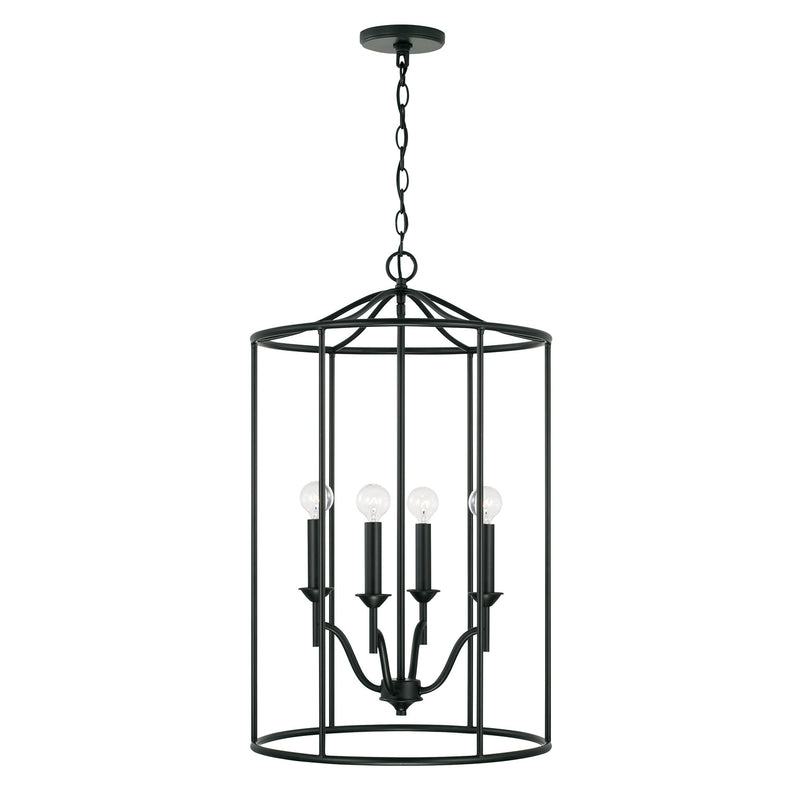 Capital Lighting 542041MB Four Light Foyer, Matte Black