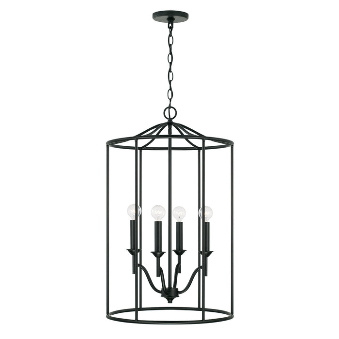 Capital Lighting 542041MB Four Light Foyer, Matte Black
