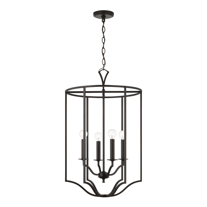 Capital Lighting 542841OB Four Light Foyer, Old Bronze