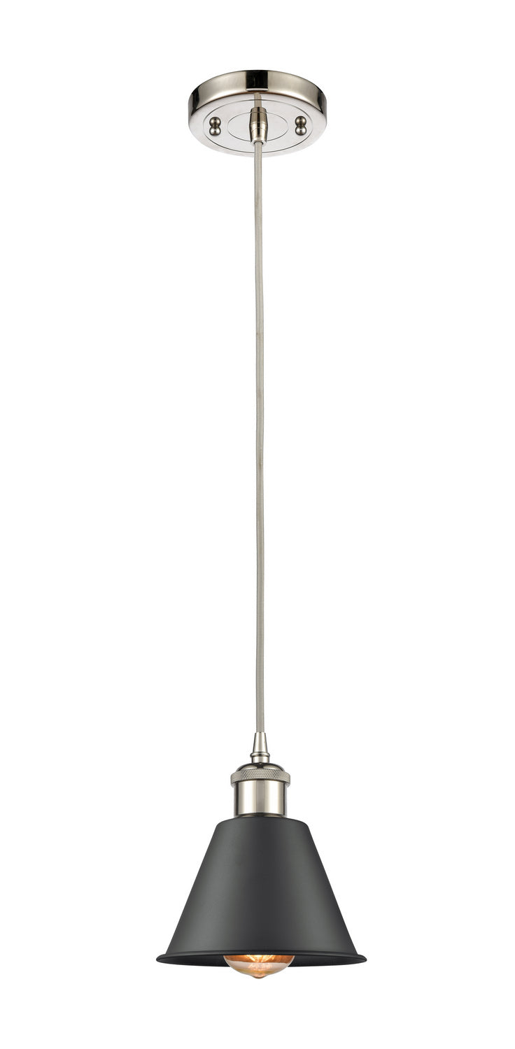 Innovations 516-1P-PN-M8-LED LED Mini Pendant, Polished Nickel
