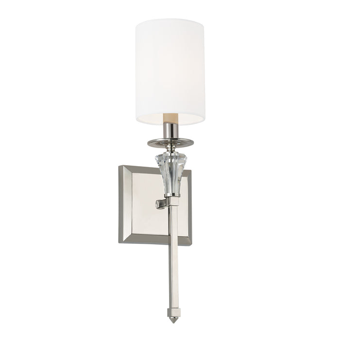 Capital Lighting 641811PN-700 One Light Wall Sconce, Polished Nickel