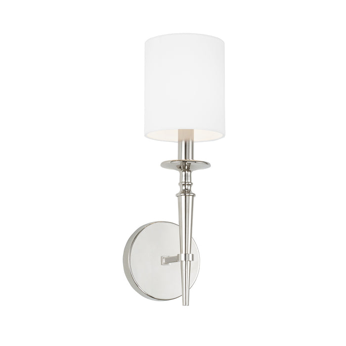 Capital Lighting 642611PN-701 One Light Wall Sconce, Polished Nickel