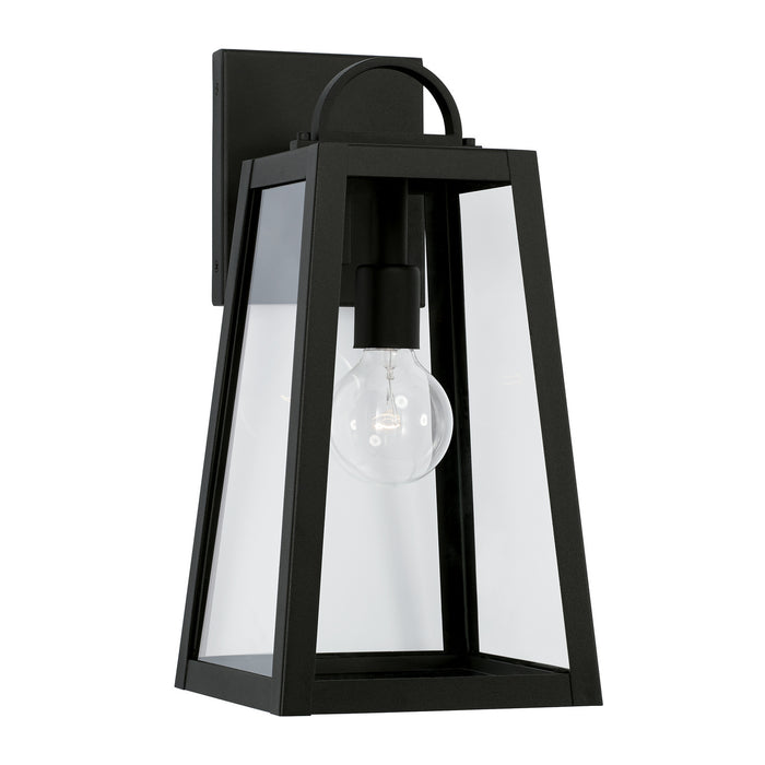 Capital Lighting 943711BK One Light Outdoor Wall Lantern, Black