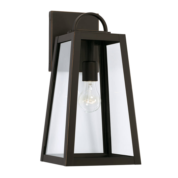 Capital Lighting 943711OZ One Light Outdoor Wall Lantern, Oiled Bronze