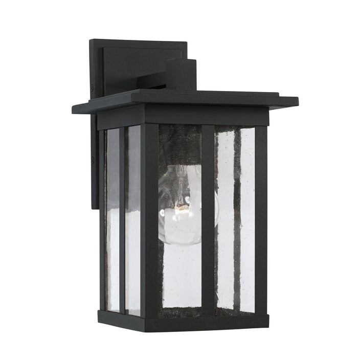Capital Lighting 943811BK One Light Outdoor Wall Lantern, Black