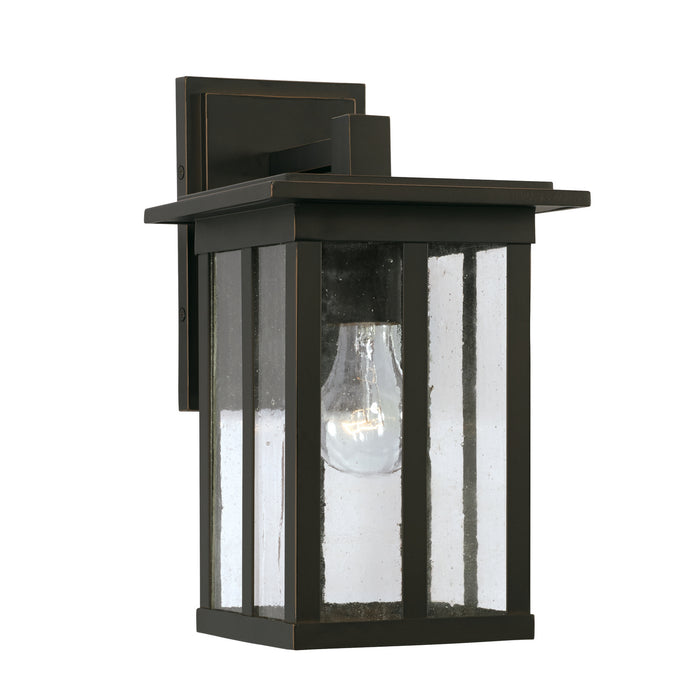 Capital Lighting 943811OZ One Light Outdoor Wall Lantern, Oiled Bronze