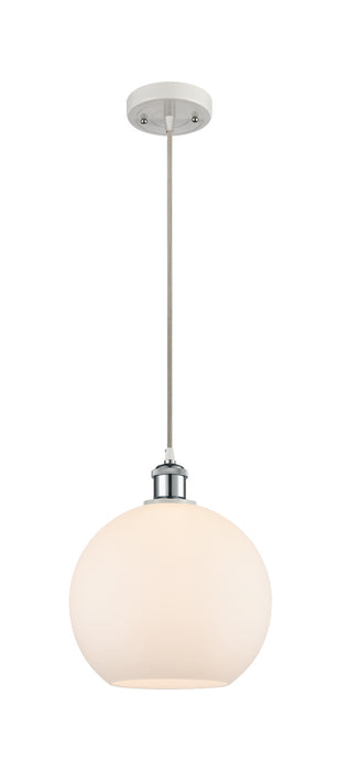 Innovations 516-1P-WPC-G121-10-LED LED Mini Pendant, White Polished Chrome