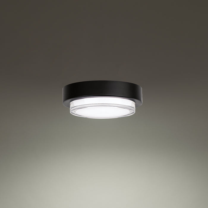 Modern Forms FM-W76108-35-BK LED Outdoor Flush Mount, Black