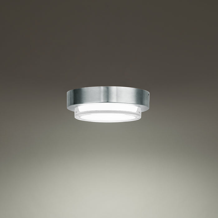 Modern Forms FM-W76108-35-SS LED Outdoor Flush Mount, Stainless Steel