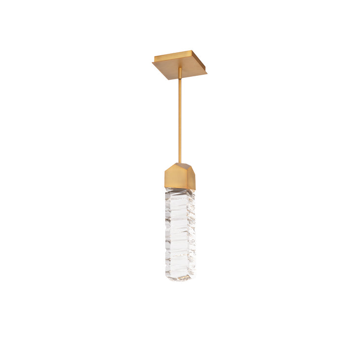 Modern Forms PD-58115-AB LED Mini Pendant, Aged Brass