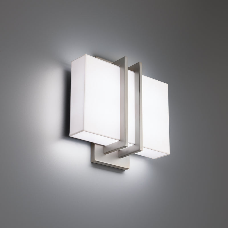 Modern Forms WS-26111-30-BN LED Wall Sconce, Brushed Nickel