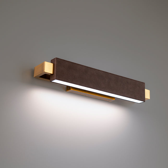 Modern Forms WS-28119-BW/AB LED Bath & Vanity Light, Warm Browged Brass
