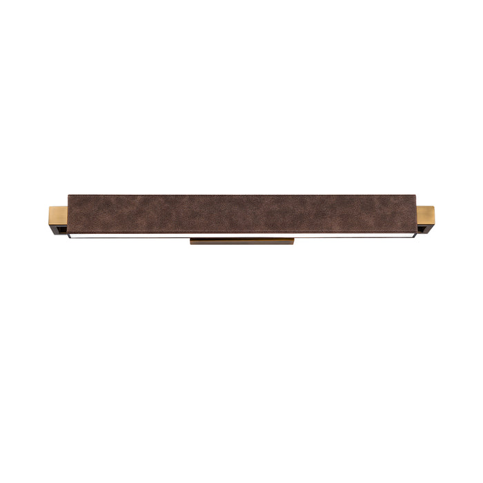 Modern Forms WS-28129-BW/AB LED Bath & Vanity Light, Warm Browged Brass