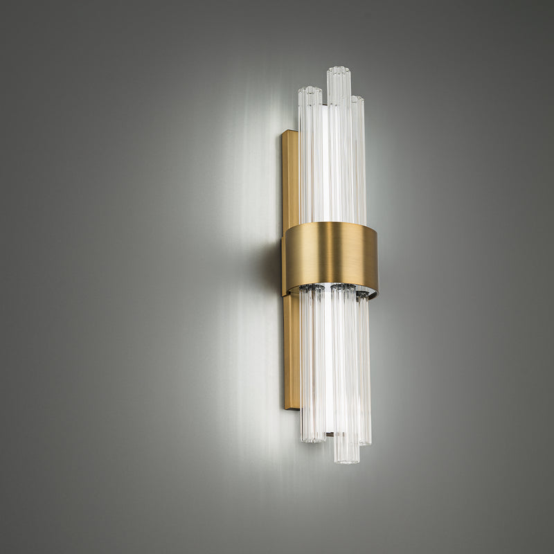 Modern Forms WS-30118-AB LED Bath Light, Aged Brass