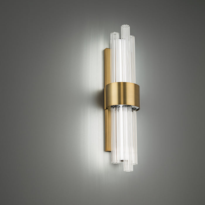 Modern Forms WS-30118-AB LED Bath Light, Aged Brass