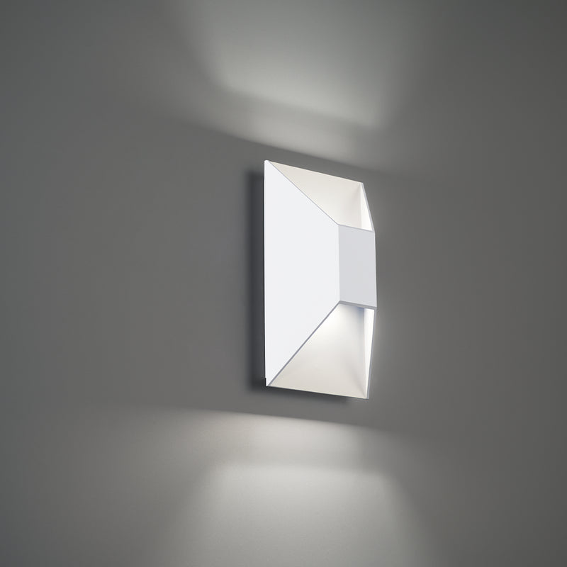 Modern Forms WS-W24110-40-WT LED Outdoor Wall Sconce, White