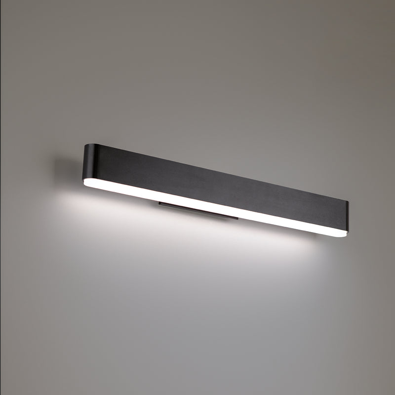 Modern Forms WS-56124-30-BK LED Bath & Vanity Light, Black