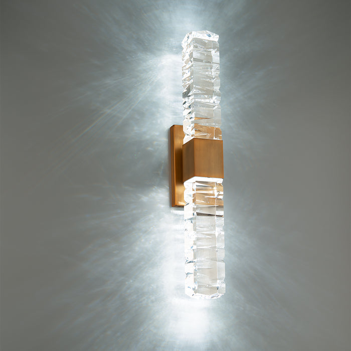 Modern Forms WS-58127-AB LED Bath Light, Aged Brass
