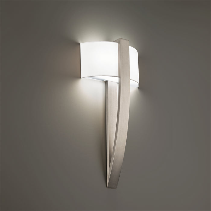 Modern Forms WS-60120-BN LED Wall Sconce, Brushed Nickel