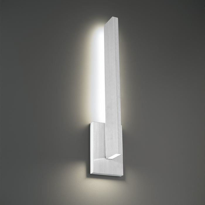 Modern Forms WS-W18122-35-AL LED Outdoor Wall Sconce, Brushed Aluminum
