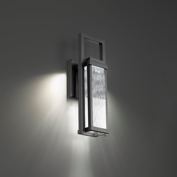 Modern Forms WS-W22115-BK LED Outdoor Wall Sconce, Black