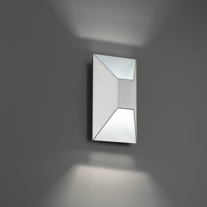 Modern Forms WS-W24110-35-AL LED Outdoor Wall Sconce, Brushed Aluminum
