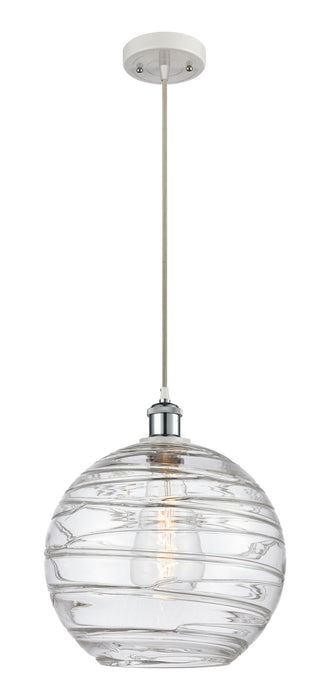 Innovations 516-1P-WPC-G1213-12-LED LED Mini Pendant, White Polished Chrome