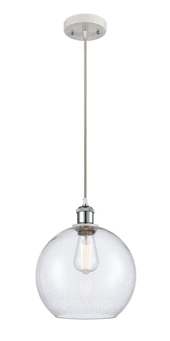 Innovations 516-1P-WPC-G124-10-LED LED Mini Pendant, White Polished Chrome