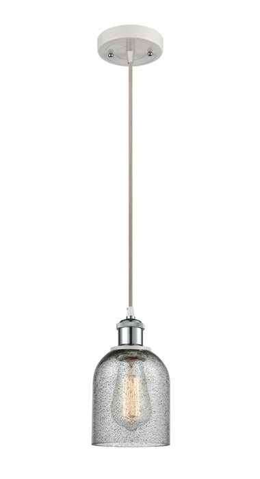 Innovations 516-1P-WPC-G257-LED LED Mini Pendant, White Polished Chrome