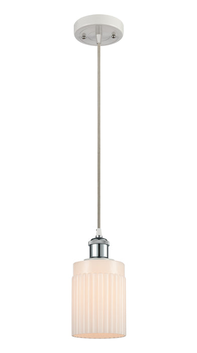 Innovations 516-1P-WPC-G341 One Light Mini Pendant, White Polished Chrome